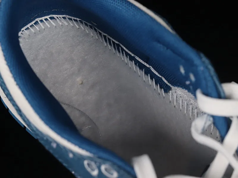 All Categories Nk SB Dunk Series Nk SB Dunk Low Low-top sneakers Cost-effective version Nk Dunk Low "Industrial Blue" Sashiko embroidery theme SB low-top sports and leisure sneakers DV0834-101